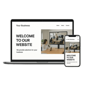 Professional One-Page Website Design Package - Pro Package