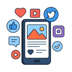 Social Media Management Package – Design, Video & Strategy- VIP Package